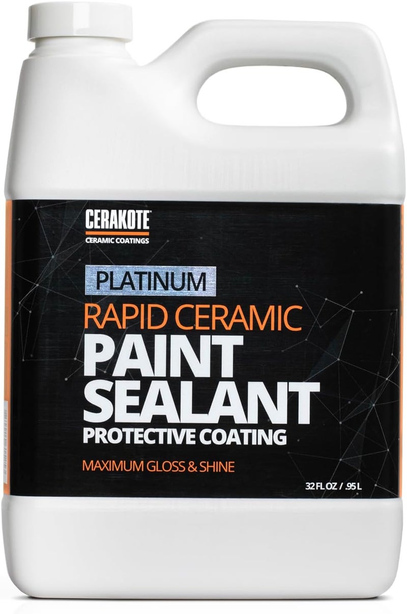 CERAKOTE ® Rapid Ceramic Paint Sealant - 32 oz Bulk Pack - Extremely Hydrophobic Ceramic Coating for Cars - Maximum Gloss & Shine – Unmatched Slickness - Pro Results - Image 1
